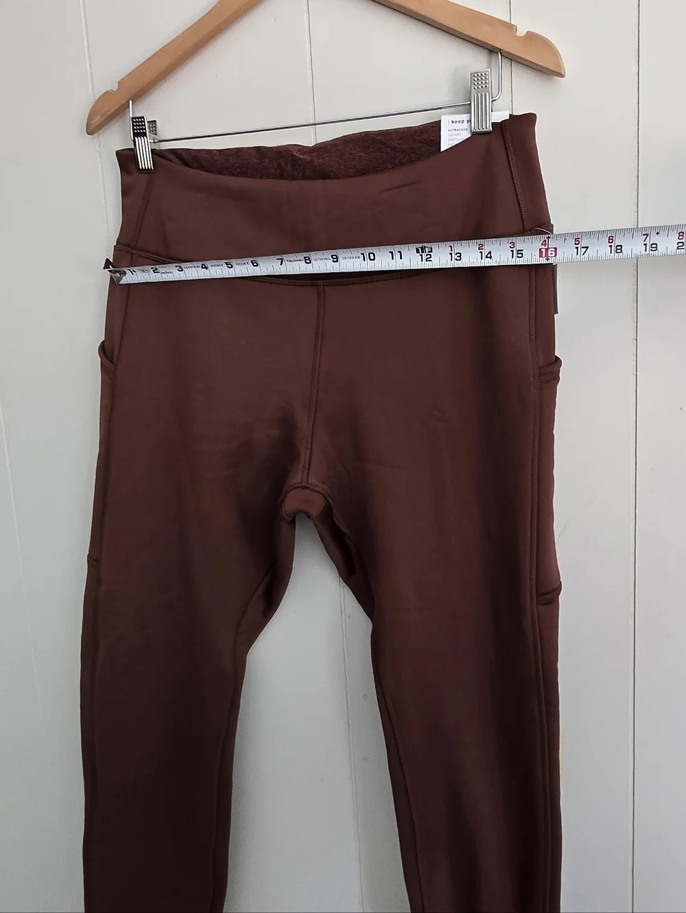 Old Navy Brown High-Rise Full-Length Leggings Ultra Cozy -Size L